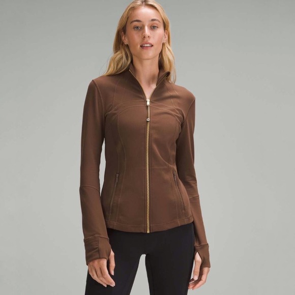 Lululemon | Define Jacket Luon Java / Gold Size 4 - Picture 1 of 12